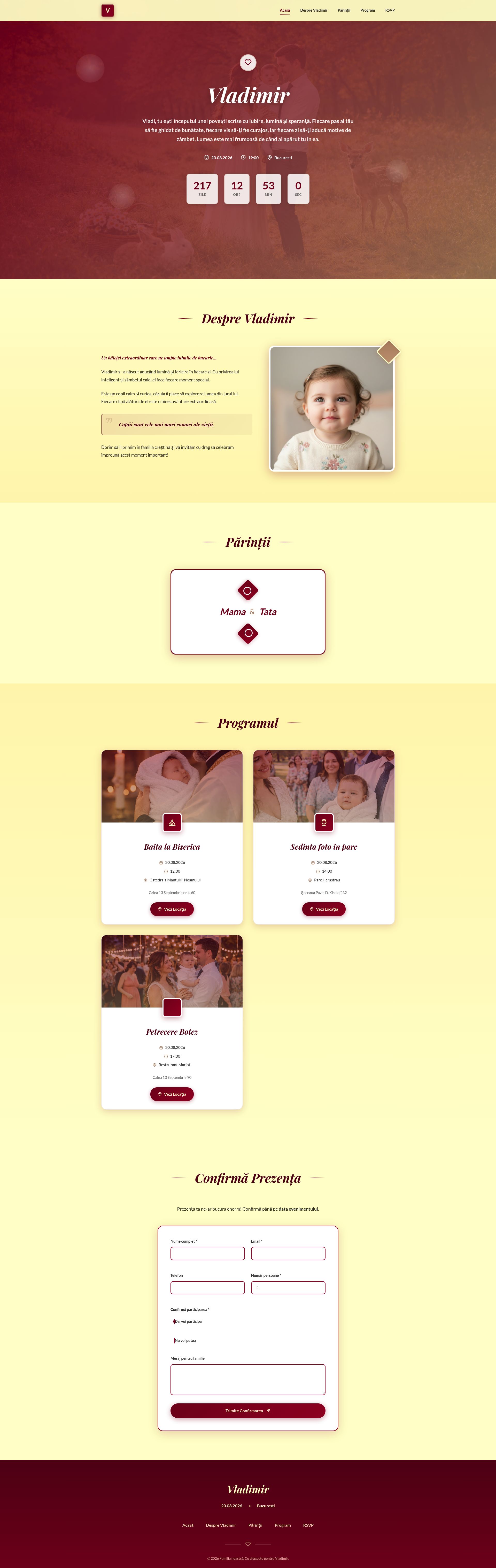 Sophisticated Modern Burgundy