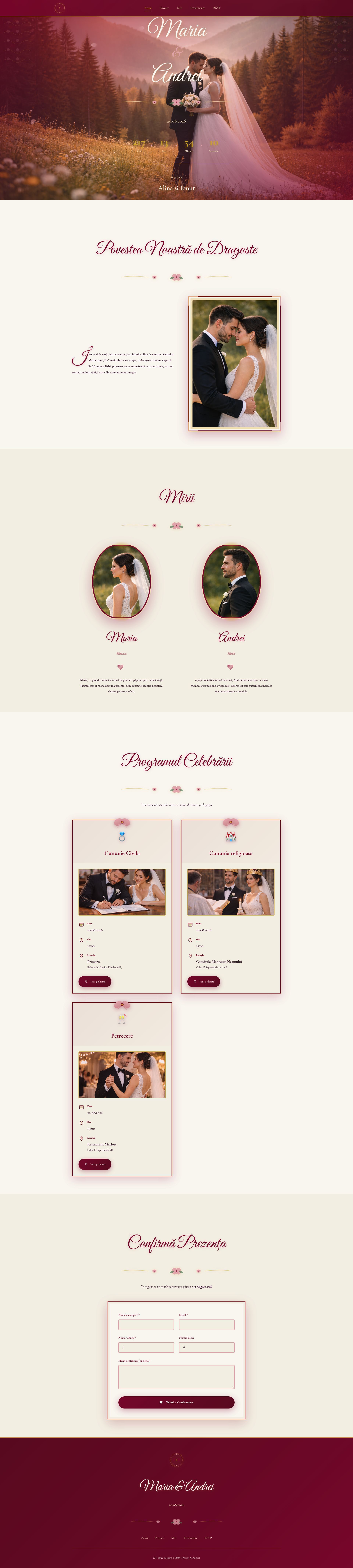 Romantic Luxury Burgundy